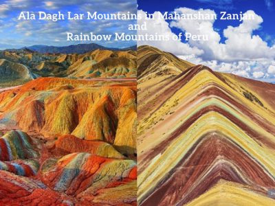 Ala Dagh Lar Mountains in Mahanshan Zanjan - Rainbow Mountains of Peru