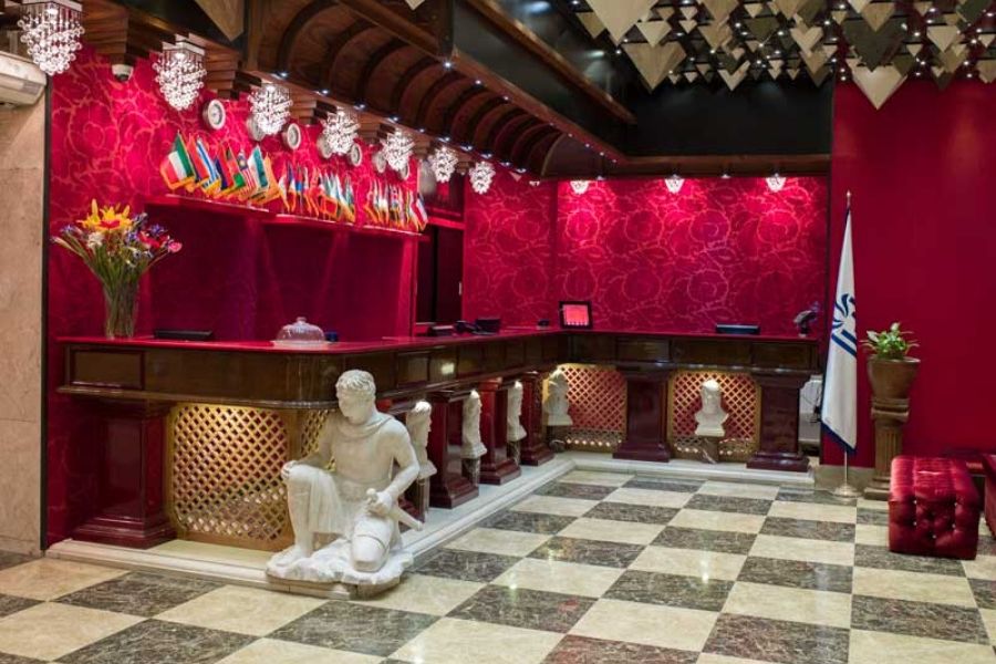 Lobby of Ferdowsi Grand Hotel