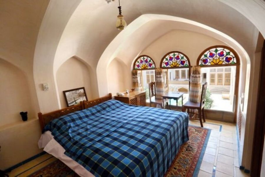 double room of Mahinestan Raheb Boutique Hotel of Kashan