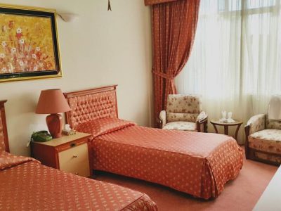 booking a twin bedroom at Kerman Akhavan Hotel