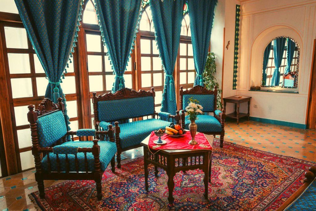 Lobby of Ghasr Monshi Boutique Hotel