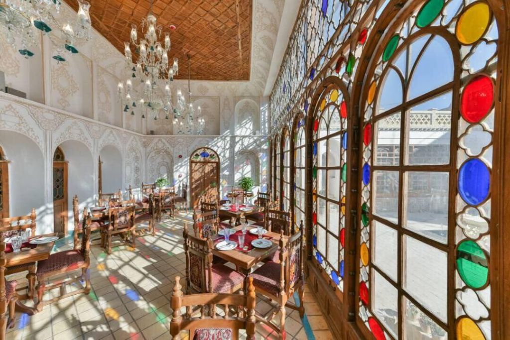 Restaurant of Ghasr Monshi Boutique Hotel