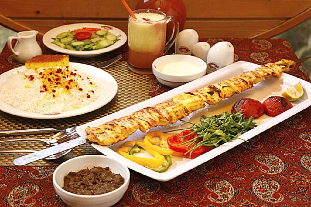 Tashrifat Restaurant of Mashhad menu